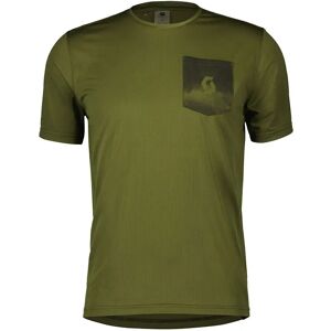 Scott Gravel 20 Short Sleeve Jersey Fir Green / Black S Men Scott Gravel 20 Short Sleeve Jersey Fir Green / Black S Men