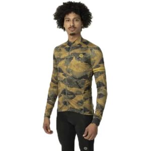 Agu Abstract Mountains Performance Long Sleeve Jersey Army Green L Men Agu Abstract Mountains Performance Long Sleeve Jersey Army Green L Men