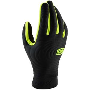 100percent Brisker Xtreme Gloves Black / Fluo Yellow 2XL Men 100percent Brisker Xtreme Gloves Black / Fluo Yellow 2XL Men