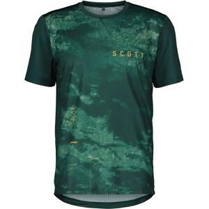 Scott Trail Vertic Short Sleeve Jersey Green S male Scott Trail Vertic Short Sleeve Jersey Green S male