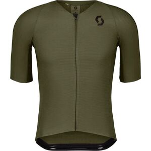 Scott Ultd. Aero Short Sleeve Jersey Olive S Men Scott Ultd. Aero Short Sleeve Jersey Olive S Men