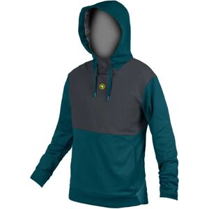 Endura Trailster Tech Hoodie - Blue - Windproof Polar Fleece Hoodie Endura Trailster Tech Hoodie - Blue - Windproof Polar Fleece Hoodie