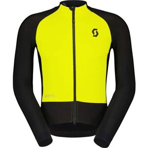 Scott Rc Pro Warm Hybrid Goretex Windstopper Jacket Black / Sulphur Yellow M Men Scott Rc Pro Warm Hybrid Goretex Windstopper Jacket Black / Sulphur Yellow M Men