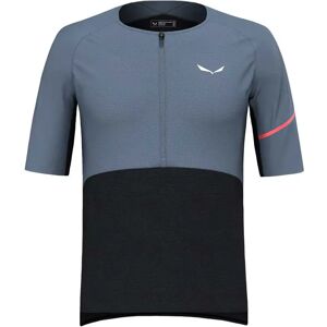 Salewa Vento Am Short Sleeve Jersey Java Blue L Men Salewa Vento Am Short Sleeve Jersey Java Blue L Men