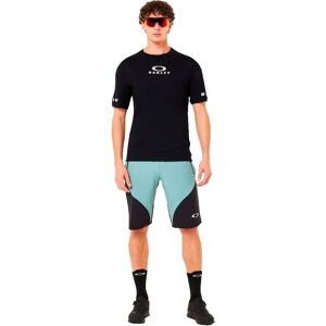 Oakley Apparel Seeker Flow Short Sleeve Enduro Jersey Blackout M Men Oakley Apparel Seeker Flow Short Sleeve Enduro Jersey Blackout M Men