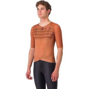 Castelli Aero Rc 8s Short Sleeve Tri Jersey Brown 2XL Men Castelli Aero Rc 8s Short Sleeve Tri Jersey Brown 2XL Men