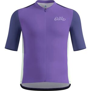 Odlo Essential Heritage Print Short Sleeve Jersey Afterparty M Men Odlo Essential Heritage Print Short Sleeve Jersey Afterparty M Men