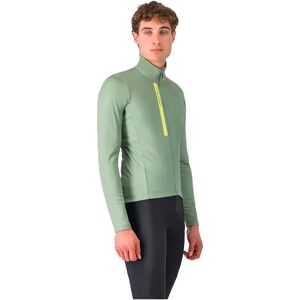 Castelli Entrata Thermal Long Sleeve Jersey Green Pepper / Electric Lime XL Men Castelli Entrata Thermal Long Sleeve Jersey Green Pepper / Electric Lime XL Men