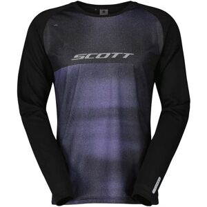 Scott Trail Tuned Long Sleeve Jersey Black / Swish Purple L Men Scott Trail Tuned Long Sleeve Jersey Black / Swish Purple L Men