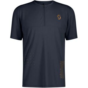 Scott Trail Vertic Zip Short Sleeve Jersey Dark Blue S Men Scott Trail Vertic Zip Short Sleeve Jersey Dark Blue S Men