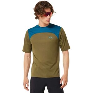 Oakley Apparel Free Ride Short Sleeve Enduro Jersey Army Green / New Balsam XL Men Oakley Apparel Free Ride Short Sleeve Enduro Jersey Army Green / New Balsam XL Men