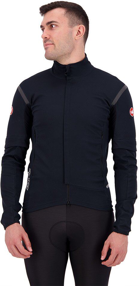 Castelli Perfetto Ros 2 Convertible Jacket Light Black / Black Reflex S Men