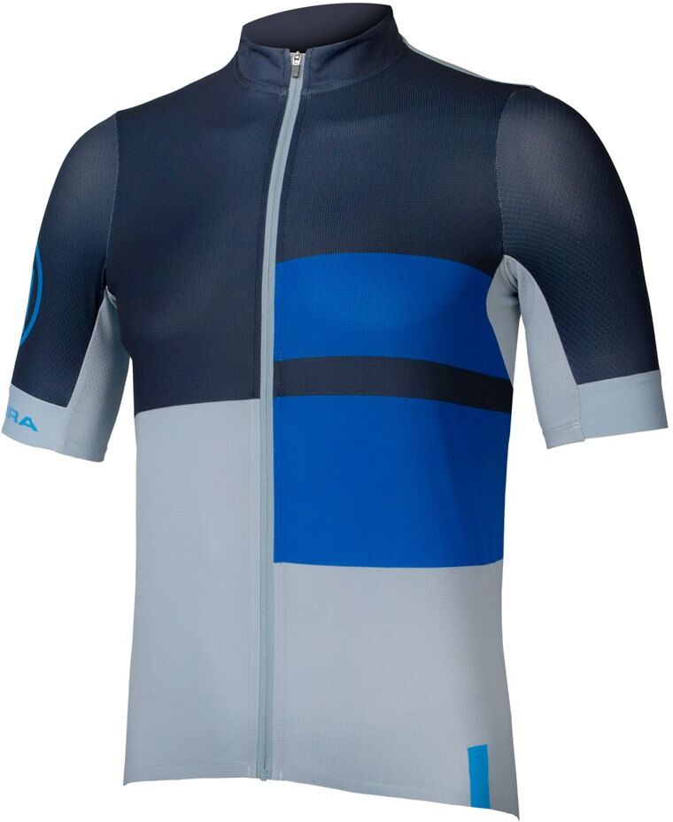 Endura Fs260 Print Short Sleeve Jersey Ink Blue L Men