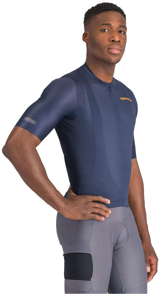 Castelli Unlimited Entrata 3 Short Sleeve Jersey Belgian Blue S Men