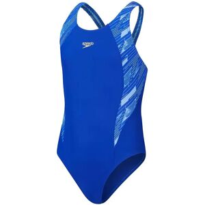 Speedo Hyperboom Splice Muscleback Swimsuit True Cobalt / Lemon Drizzle / Curious Blue 5-6 Years Girls Speedo Hyperboom Splice Muscleback Swimsuit True Cobalt / Lemon Drizzle / Curious Blue 5-6 Years Girls