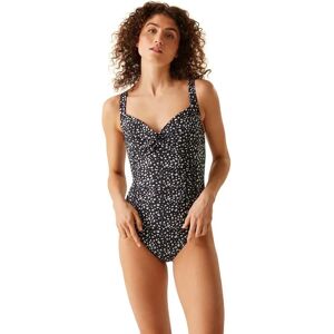 Regatta Sakari Costume Swimsuit Black / WhPlkaPr 36 Women Regatta Sakari Costume Swimsuit Black / WhPlkaPr 36 Women