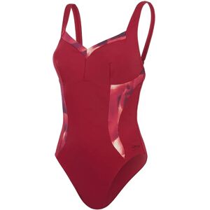 Speedo Shaping Printed Lunaelustre Swimsuit Basque Red / Magenta Haze / Soft Bloom UK 36 Women Speedo Shaping Printed Lunaelustre Swimsuit Basque Red / Magenta Haze / Soft Bloom UK 36 Women