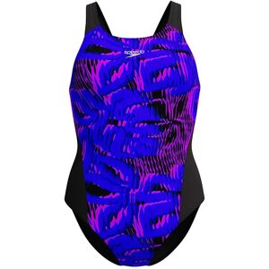 Speedo Allover Digital Recordbreaker Swimsuit Lana Leaf / Cobalt Pop UK 36 Women Speedo Allover Digital Recordbreaker Swimsuit Lana Leaf / Cobalt Pop UK 36 Women