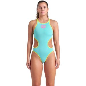 Arena One Biglogo Swimsuit Water / Soft Green FR 36 Women Arena One Biglogo Swimsuit Water / Soft Green FR 36 Women