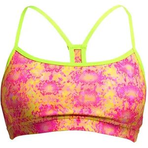 Funkita Eco Swim Crop Bikini Top Poison Pink AUS 8 Women Funkita Eco Swim Crop Bikini Top Poison Pink AUS 8 Women