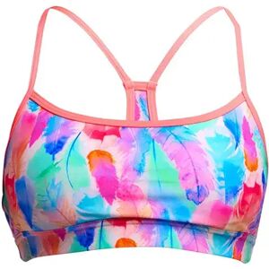 Funkita Eco Swim Crop Bikini Top Tickle Pink AUS 10 Women Funkita Eco Swim Crop Bikini Top Tickle Pink AUS 10 Women