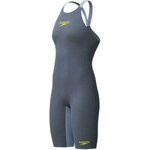 Speedo Fastskin Lzr Pure Valor 2.0 Closedback Swimsuit Grey Lead / Acadia Blue UK 24 Women Speedo Fastskin Lzr Pure Valor 2.0 Closedback Swimsuit Grey Lead / Acadia Blue UK 24 Women