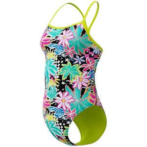 Speedo Fl Printed V-back 2.0 Swimsuit Tropicana / Black UK 26 Women Speedo Fl Printed V-back 2.0 Swimsuit Tropicana / Black UK 26 Women