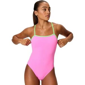 Speedo Female Solid Tri Back Swimsuit Neon Flamingo UK 28 Women Speedo Female Solid Tri Back Swimsuit Neon Flamingo UK 28 Women