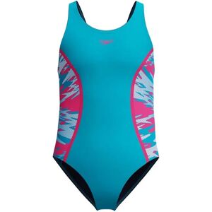 Speedo Hyperboom Splice Muscleback Swimsuit Mayan Blue / Margarita Pink 8 Years Girls Speedo Hyperboom Splice Muscleback Swimsuit Mayan Blue / Margarita Pink 8 Years Girls