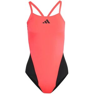 Adidas Ripstream Team Thin Straps C-back Swimsuit Lucid Red / Black 40 Women Adidas Ripstream Team Thin Straps C-back Swimsuit Lucid Red / Black 40 Women
