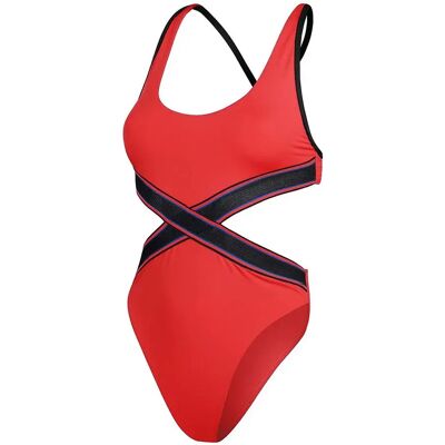 Speedo Convertible Cut Out Swimsuit Watermelon 2XS Women Speedo Convertible Cut Out Swimsuit Watermelon 2XS Women