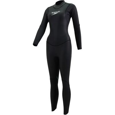 Speedo Proton Thinswim Woman Long Sleeve Neoprene Wetsuit Black / Marine Blue XS Women Speedo Proton Thinswim Woman Long Sleeve Neoprene Wetsuit Black / Marine Blue XS Women