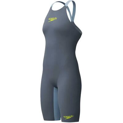 Speedo Fastskin Lzr Pure Valor 2.0 Openback Swimsuit Grey Lead / Acadia Blue UK 25 Women Speedo Fastskin Lzr Pure Valor 2.0 Openback Swimsuit Grey Lead / Acadia Blue UK 25 Women