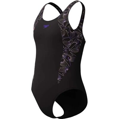 Speedo Hyperboom Splice Swimsuit Bright Peach 7-8 Years Girls Speedo Hyperboom Splice Swimsuit Bright Peach 7-8 Years Girls