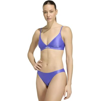 Adidas Triangle 2-way Straps Bikini Solar Purple / White 40 Women Adidas Triangle 2-way Straps Bikini Solar Purple / White 40 Women