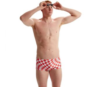 Speedo Club Training Allover Digital 17 Cm Swimming Brief Watermelon / White UK 28 Men Speedo Club Training Allover Digital 17 Cm Swimming Brief Watermelon / White UK 28 Men