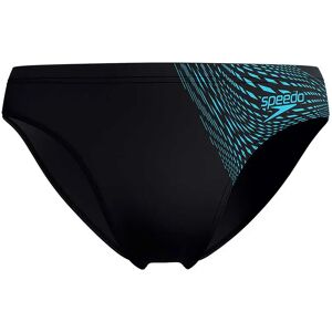 Speedo Medley Logo 7 Cm Swimming Brief Black / Picton Blue UK 30 Men Speedo Medley Logo 7 Cm Swimming Brief Black / Picton Blue UK 30 Men