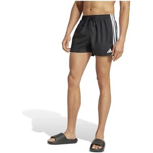 Adidas 3 Stripes 3´´ Swimming Shorts Black / White XS Men Adidas 3 Stripes 3´´ Swimming Shorts Black / White XS Men