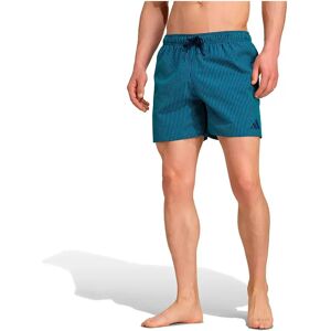 Adidas Seersucker Stripy 5´´ Swimming Shorts Pure Teal / Dark Blue XL Men Adidas Seersucker Stripy 5´´ Swimming Shorts Pure Teal / Dark Blue XL Men