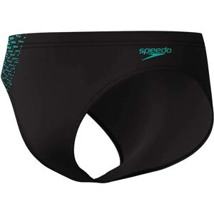 Speedo Endurance+ Tech Panel 7 Cm Swimming Brief Black / Turquoise Gem UK 30 Men Speedo Endurance+ Tech Panel 7 Cm Swimming Brief Black / Turquoise Gem UK 30 Men