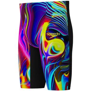 Speedo Fastskin Lzr Pure Valor 2.0 High Waisted Jammer Black / Molten Blur UK 23 Men Speedo Fastskin Lzr Pure Valor 2.0 High Waisted Jammer Black / Molten Blur UK 23 Men