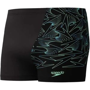 Speedo Hyperboom V-cut Swimming Shorts Black / Alfalfa Green 30 Men Speedo Hyperboom V-cut Swimming Shorts Black / Alfalfa Green 30 Men