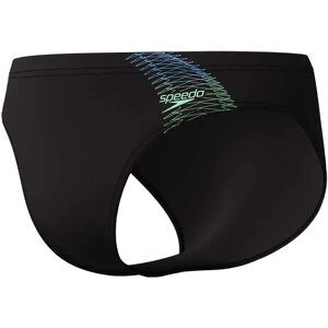 Speedo Medley Logo 7 Cm Swimming Brief Black / Alfalfa Green UK 28 Men Speedo Medley Logo 7 Cm Swimming Brief Black / Alfalfa Green UK 28 Men
