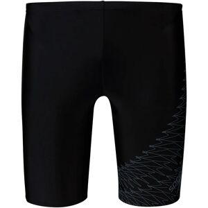 Speedo Medley Logo Jammer Black / Lead Grey UK 30 Men Speedo Medley Logo Jammer Black / Lead Grey UK 30 Men