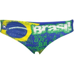 Turbo Happy Brazil Swimming Brief Multicoloured L Men Turbo Happy Brazil Swimming Brief Multicoloured L Men