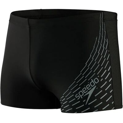 Speedo Medley Logo Swimming Boxer Black / Ardesia UK 30 Men Speedo Medley Logo Swimming Boxer Black / Ardesia UK 30 Men
