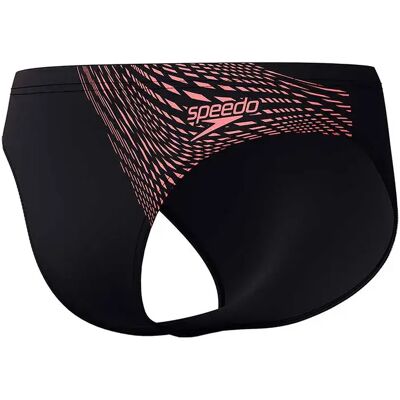 Speedo Medley Logo 7 Cm Swimming Brief Black / Coral Sands UK 38 Men Speedo Medley Logo 7 Cm Swimming Brief Black / Coral Sands UK 38 Men