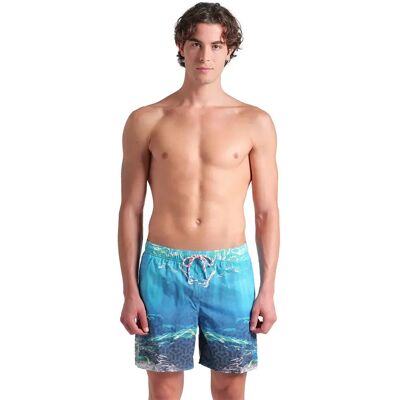 Arena Water Prints Beach 41.5cm Swimming Shorts Water Multi M Men Arena Water Prints Beach 41.5cm Swimming Shorts Water Multi M Men
