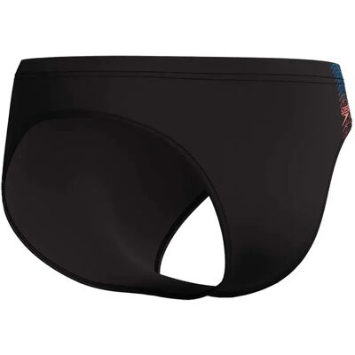 Speedo Medley Logo 7 Cm Swimming Brief Black / Neon Coral UK 36 Men Speedo Medley Logo 7 Cm Swimming Brief Black / Neon Coral UK 36 Men