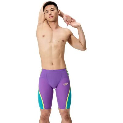 Speedo Fastskin Lzr Pure Intent 2.0 High Waist Jammer Galaxy Grape / Mayan Blue / Hyper Yellow UK 22 Men Speedo Fastskin Lzr Pure Intent 2.0 High Waist Jammer Galaxy Grape / Mayan Blue / Hyper Yellow UK 22 Men